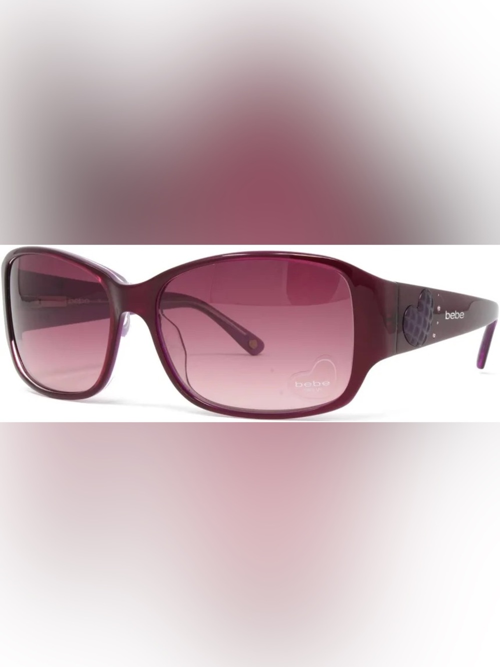 46. New bebe Deep Plum Gradient Women's Sunglasses